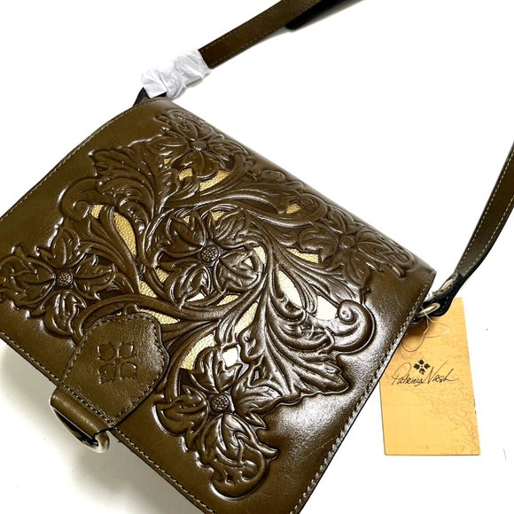 Patricia Nash Bags Nwt Original Patricia Nash Ilina Tooled Flap